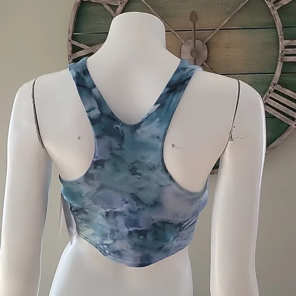 Athleta Conscious Crop A-C Printed Bra - Picture 4 of 14